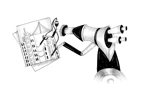 I Programmed A Robot To Draw Single Line Drawings With A Pen